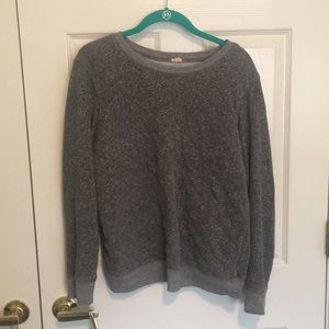 J crew quilted sweater/ sweatshirt